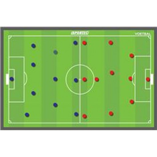 Magnetisch Coachbord Voetbal 90x60cm